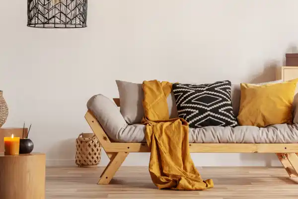 Airbnb Living Room Sofa And Throw 1800X900